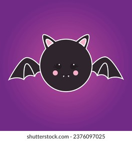 Beautiful and cuddly stickers for Halloween