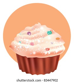 Beautiful cup cake