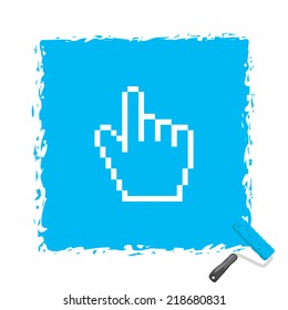 Beautiful Cursor Hand web icon