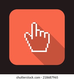 Beautiful Cursor Hand web icon