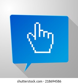 Beautiful Cursor Hand web icon