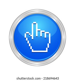 Beautiful Cursor Hand web icon