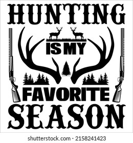 Beautiful and custom Hunting T-shirt Design