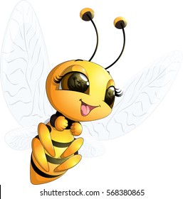 beautiful cute bee