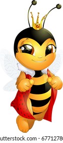 Beautiful cute bee