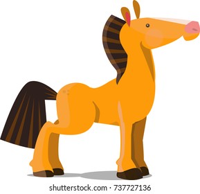 beautiful cute horse