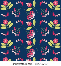 Beautiful and cute pink flower pattern in vectors. Large, small, scattered and random flower motifs. Elegant templates that can be used for fashion, wallpaper, gift wrap, book cover, and websites.