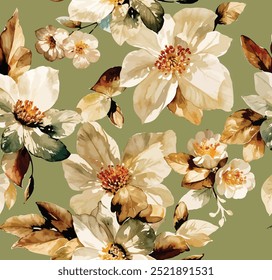 schöne und süße Vintage zarte Muster Blumen Illustrationen für Ihre Dekoration braucht