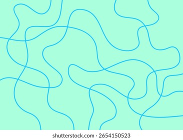 Linha abstrata de padrão ciano bonito