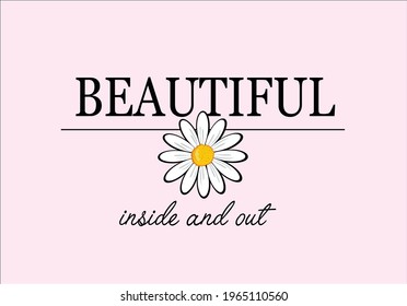 beautiful daisy pink vector art