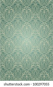 Beautiful damask background (vector eps 8)