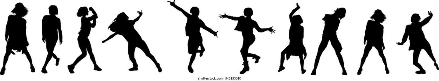 Beautiful, dancing girl