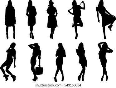 Beautiful, dancing girl