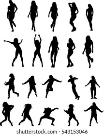 Beautiful, dancing girl