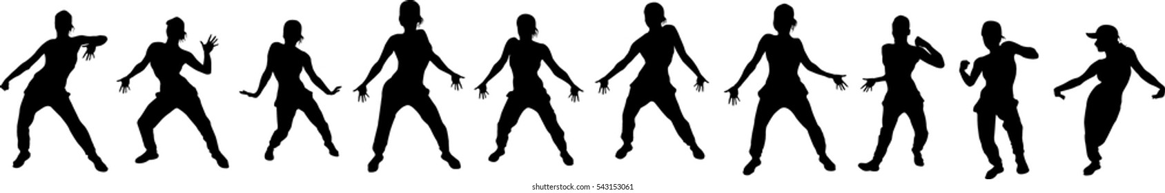 Beautiful, dancing girl