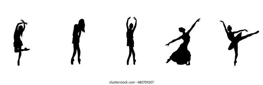 Beautiful, dancing woman
