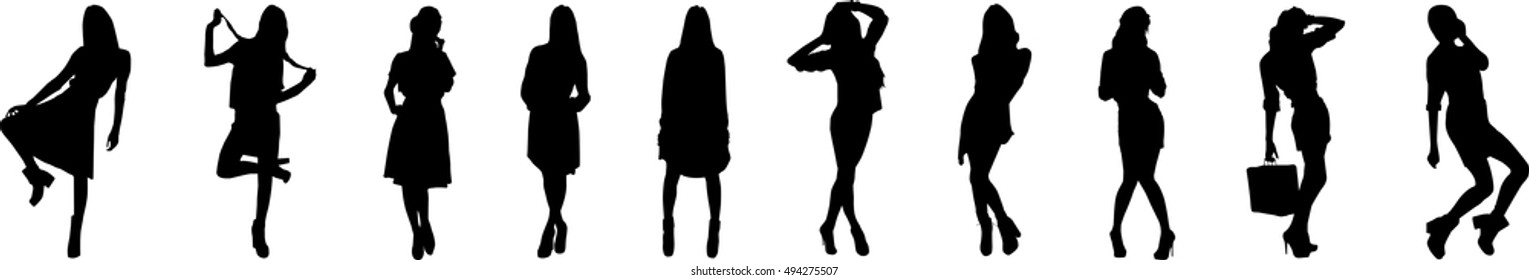 Beautiful, dancing woman