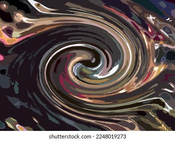 Hermoso fondo oscuro - rizo abstracto para tejidos o textiles. Fondo futurista para cubiertas, tapicería, tendencias de moda, conceptos empresariales o ecológicos, interiores, scrapbooking, azulejos, etc.