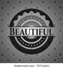 Beautiful dark badge