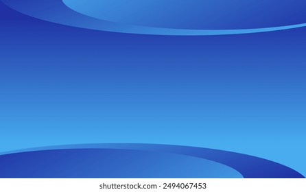 Beautiful dark blue and bright light blue gradient abstract background.