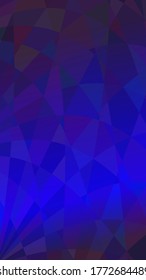 beautiful dark blue phone cover. polygonal background with a smooth gradient transition from dark to light.