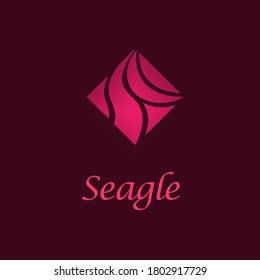 Hermoso vector del logo Rosa Oscuro para cualquier marca.