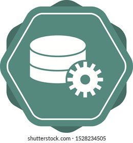 Beautiful Database management Vector Glyph icon