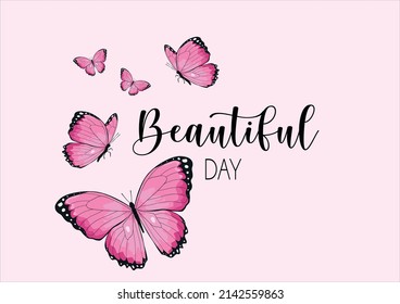 beautiful day hand drawn design vector 