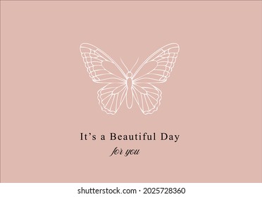 Beautiful day message with flower positive quote flower design margarita mariposa stationery,mug,t shirt,phone case fashion slogan style spring summer sticker 