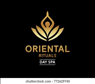 Beautiful Day Spa logo sign vector