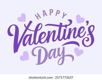 Beautiful Valentine’s Day Typography Vector for Greeting Cards