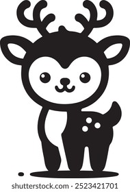A beautiful dear vector design