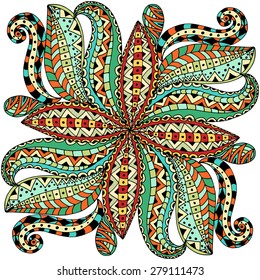 Beautiful Deco Mandala, Patterned design. Vector illustration