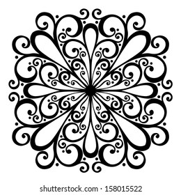 Beautiful Deco Square (Vector), Patterned design