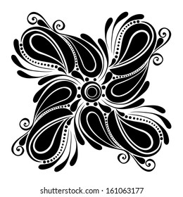 Beautiful Deco Square (Vector), Patterned design
