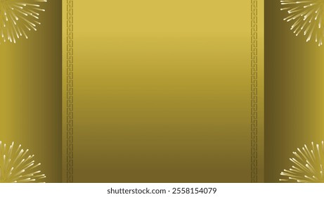 Beautiful Decoration Background with empty space for text - Decorative Fireworks Background