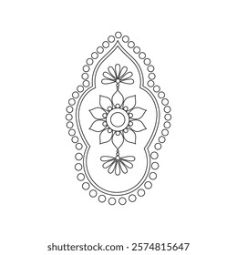 Beautiful decoration Ornament element mandala. Peaceful Petals, Ability to Relax, Brain Experiences, Harmonious Haven, Peaceful Portraits, Blossoming Beauty mandala design.