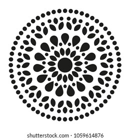 Beautiful Decoration Ornament. Mandala Design.