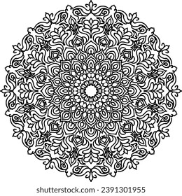 Beautiful decoration ornament mandala design
