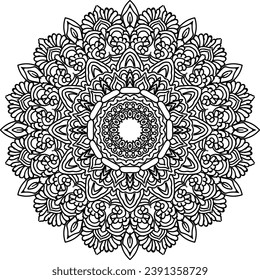 Beautiful decoration ornament mandala design
