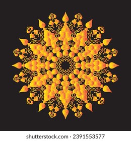 Beautiful decoration ornament mandala design
