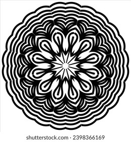 Beautiful decoration ornament mandala design
