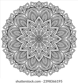Beautiful decoration ornament mandala design
