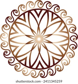 Beautiful Decoration ornament mandala design