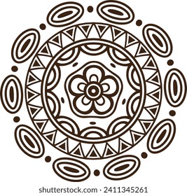 Beautiful Decoration ornament mandala design