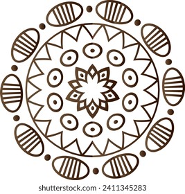 Beautiful Decoration ornament mandala design