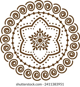 Beautiful Decoration ornament mandala design