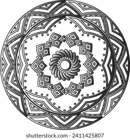 Beautiful Decoration ornament mandala design