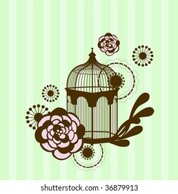 beautiful decorative birdcage