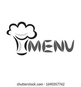 Beautiful decorative element menu. Vector illustration